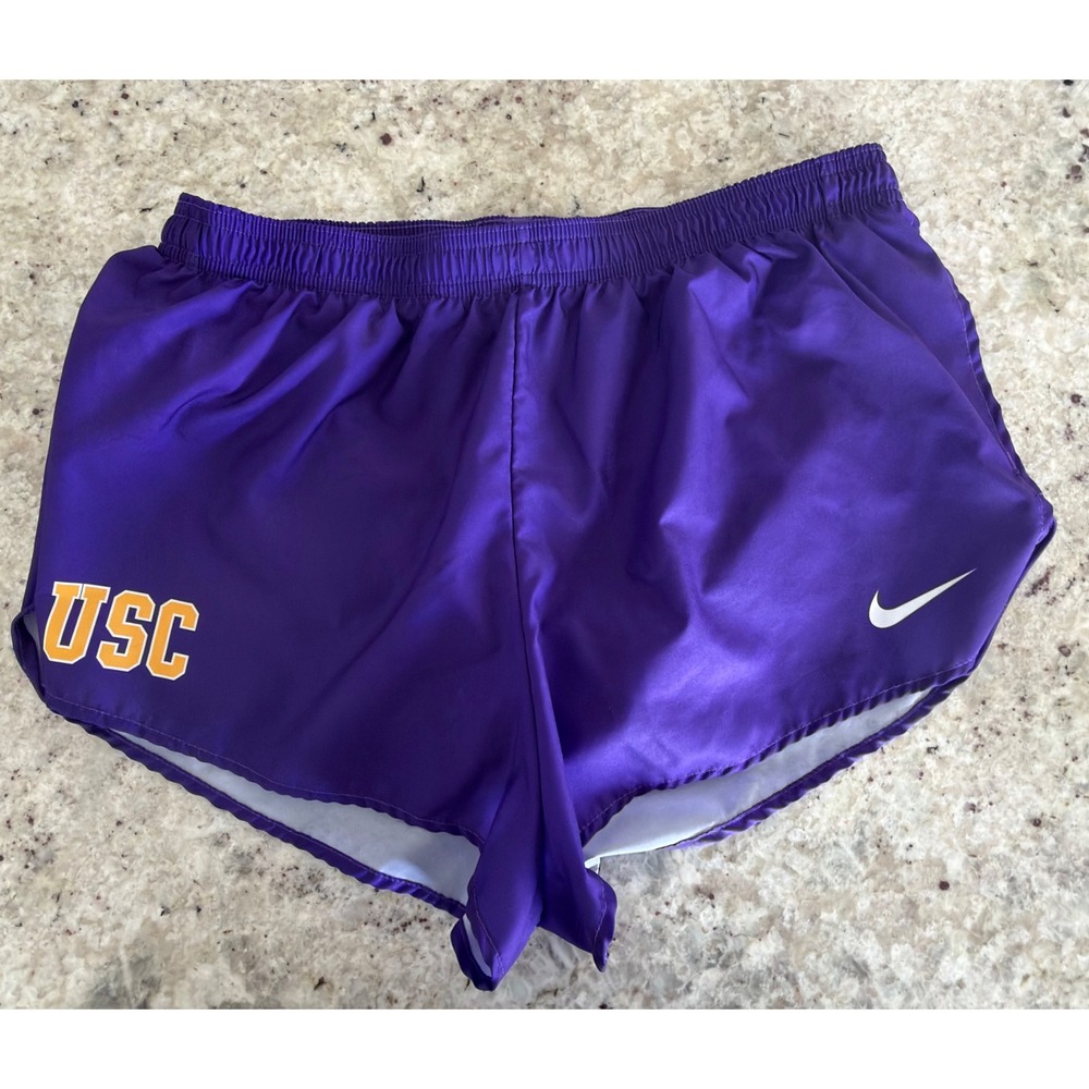 Nike‎ USC Purple Dri-Fit Running Shorts Size L